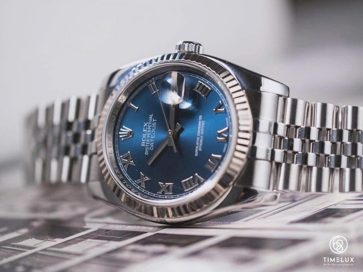 Rolex 116234 Datejust Blue Roman Jubilee 36mm